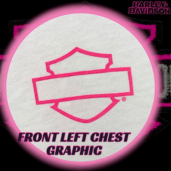 Harley-Davidson Women's L SS Tee | Breast Cancer Awareness "No One Rides Alone" - Picture 11 of 15